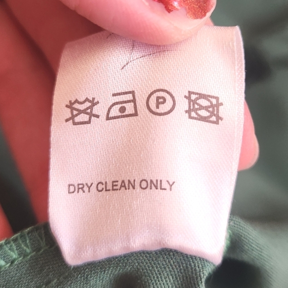 EUC Bettie Page by Tatyana Velvet Green Skirt, Size M - Picture 8 of 9